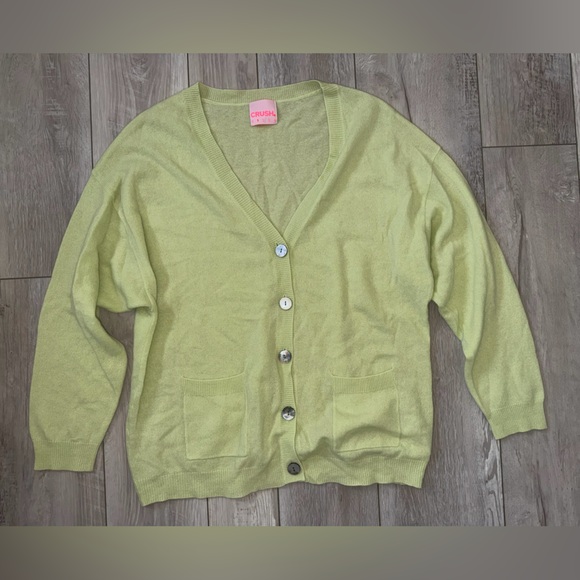 CRUSH. Women’s Canggua Oversized Cashmere Cardigan Sweater size small (1) - Picture 4 of 10